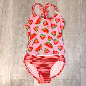 Girls Watermelon Tankini 2-Piece Bathing Suit, Cat & Jack 6/6X